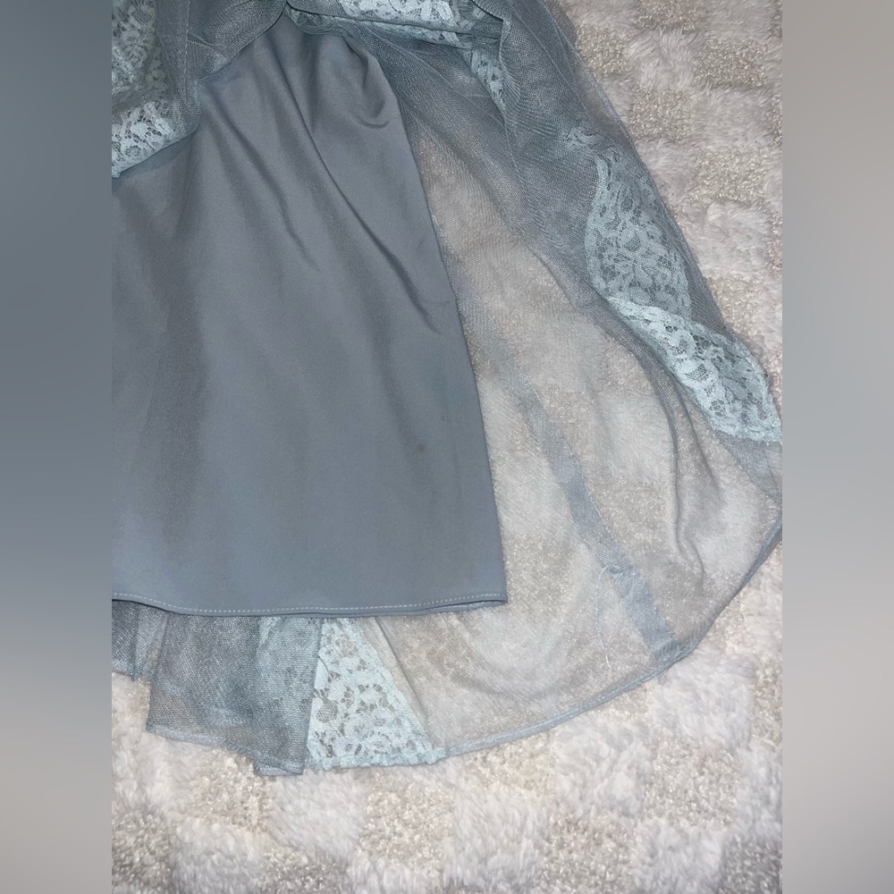 BCBGMAXAZRIA Raissa Halter Neck Maxi Evening Gown in Haze Combo • Size 10 - Picture 7 of 16